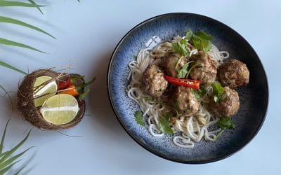 Thai Meatballs with Coconut Sauce