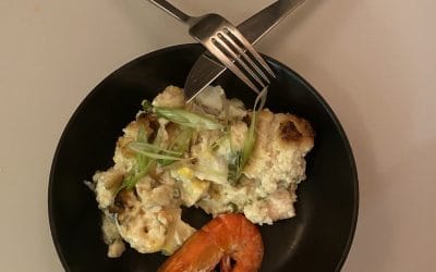 Fish Pie topped with Cauliflower Mash