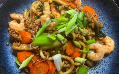 Pork & Prawn Stir Fry