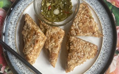 Prawn Toast with Chilli Dip