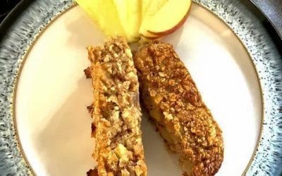 APPLE CRUMBLE CEREAL BARS