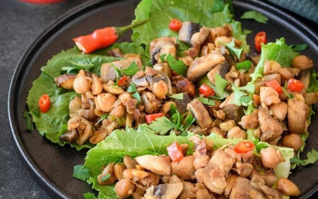 Chickpea San Choy Bow