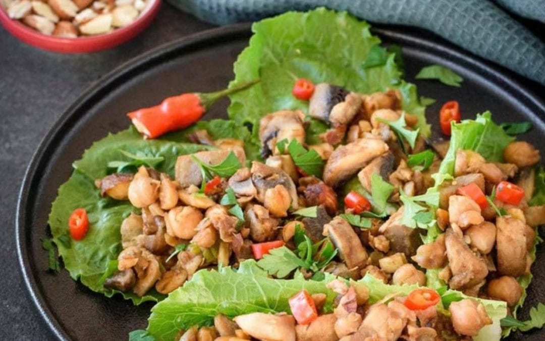 Chickpea San Choy Bow